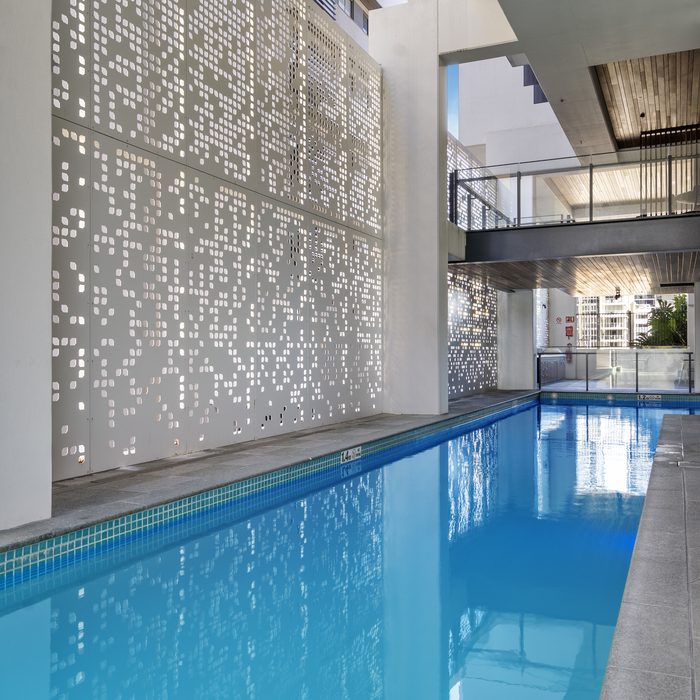 Resort style lap pool