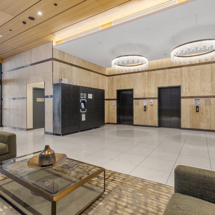 Grand apartment lobby